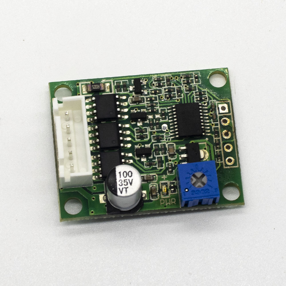 DC 6V-20V 3A 60W Three-phase Brushless Motor Speed Controller No Hall BLDC Driver Board Module with Cable 12V
