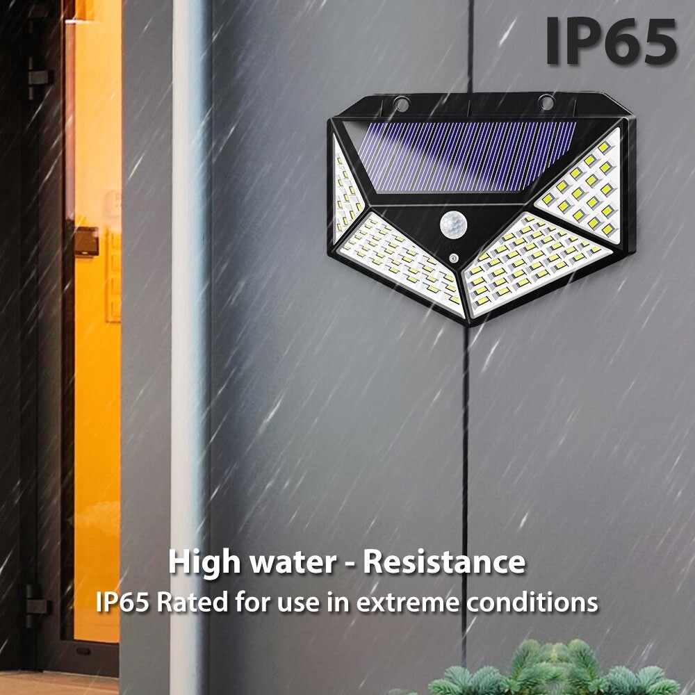 Outdoor Lighting Eons Solar Lights 100 Led Motion Sensor Eons Solar Lights 100 Led Motion Sensor