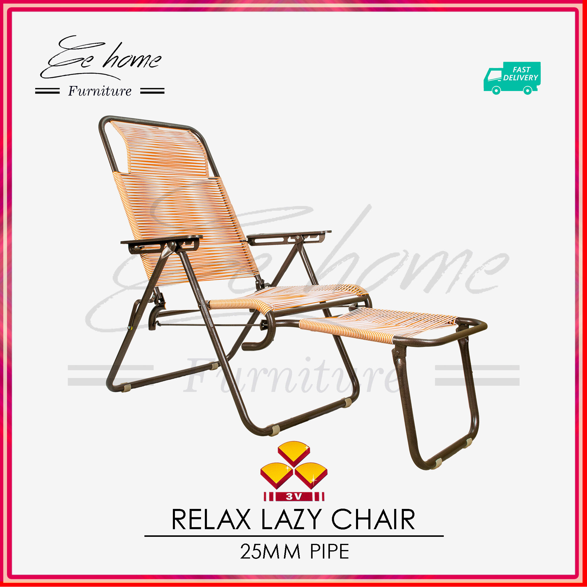EE HOME 3V RELAX CHAIR LAZY CHAIR FOLDABLE/FOLDING CHAIR KERUSI MALAS