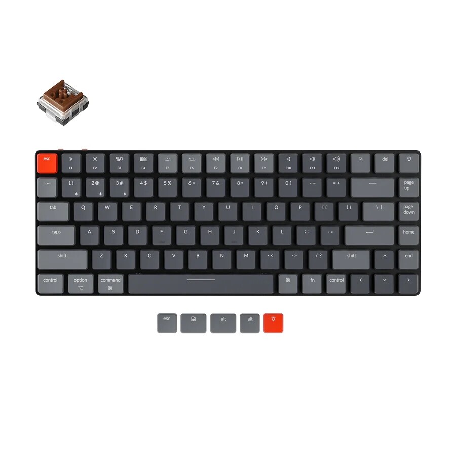 Keychron K3 Low profile Ultra-slim Wireless Mechanical Keyboard Hot Swappable RGB Backlit Optical Switches