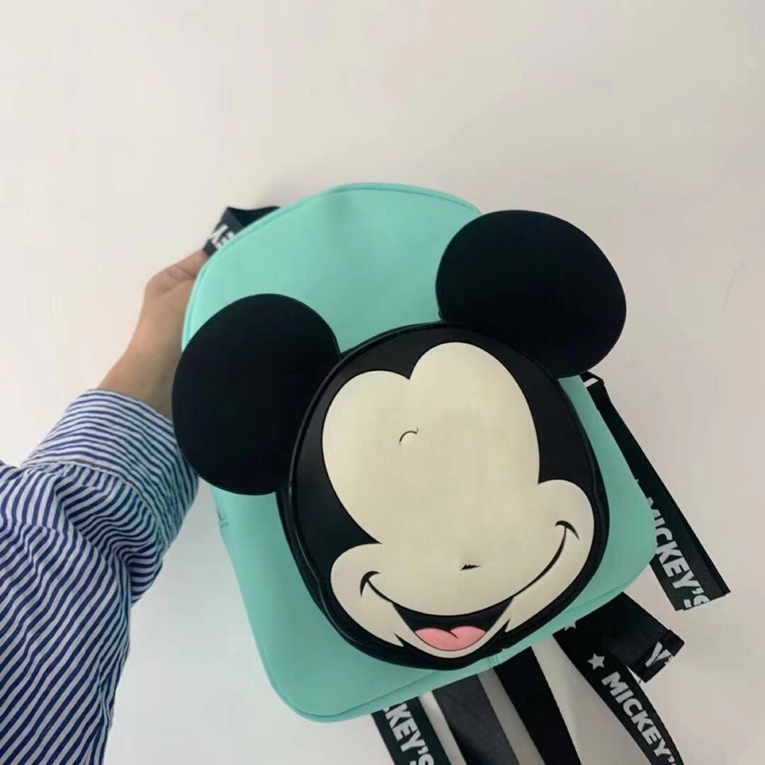 OLANG Children's Bag Cute Disney Mickey Mouse Decorated Mini Backpack