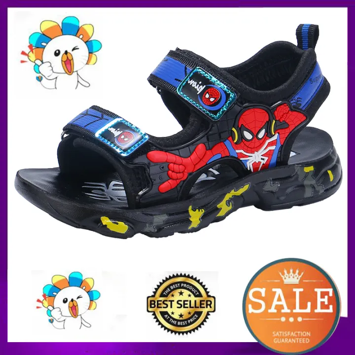 kids spiderman slippers