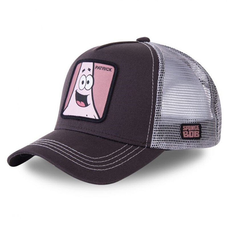 Anime Trucker Hat Men's Hat Women/SpongeBob SquarePants Baseball Cap Snapback