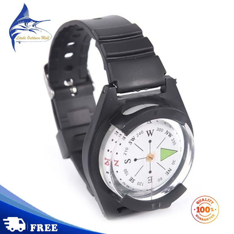 Wrist Type Compass Portable Waterproof High Precision Wrist Watch Compass