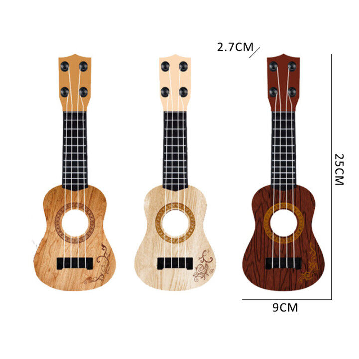 Haitai Ukulele 25cm/45cm Children's Ukulele Beginner Basic Players Educational Small Mini Portable Guitar Early Education Learning Musical Instrument Toys 4-string Kkulele Educational toys Acoustic Guitar For Kid Gift