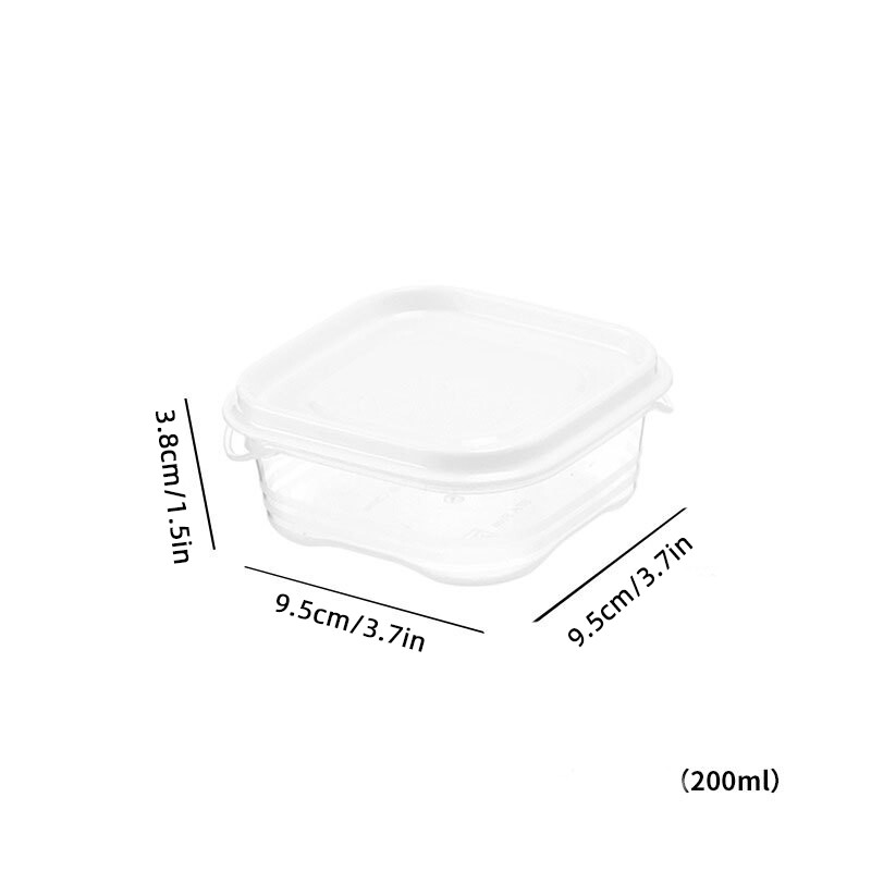 Houseeker Kitchen Storage Box Fruit Food Sealed Container Refrigerator Frozen Meat Compartment Case Freezer Fresh-Keeping Box Organizer