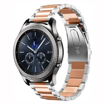 Compatible For Samsung Gear S3 Bands Watch 46mm Bands Samsung Gear S2 Classic Galaxy Watch 42mm 22mm mm Stainless Steel Metal Replacement Strap Bracelet Lazada Singapore