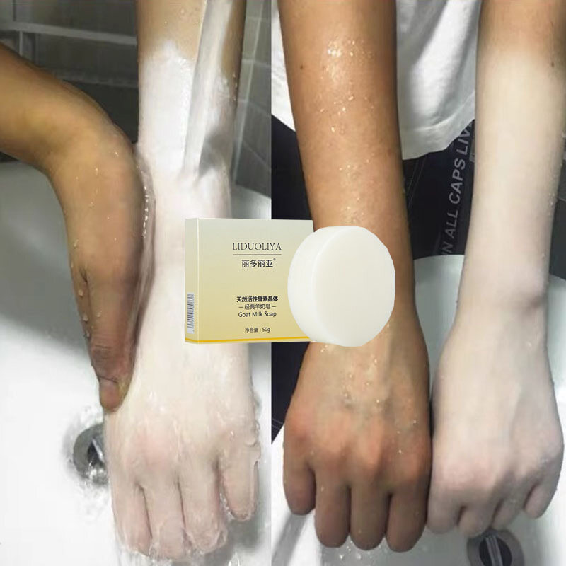 White Anti Aging Soap Rich Collagen Kojie Acid Handmade Whitening Soap Skin Lightening Body Bleaching Soap