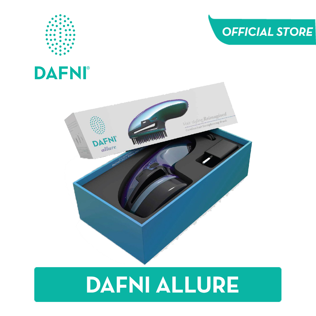 Dafni allure cordless 2024 hair straightening ceramic brush