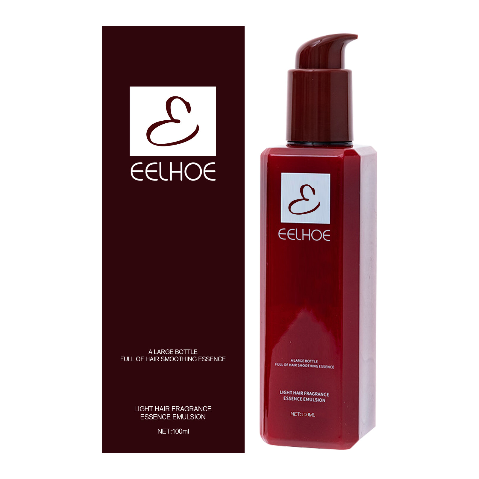 Eelhoe Smooth Fragrance Hair Care Essence Cream A Touch of Smooth Hair Care Essence Lazy Person Wash-free Hair Conditioner Hair Film Elastic Conditioner Repair Hair Damaged By Ironing and Dyeing Hair Smooth Moisturizing Cream（100ml）