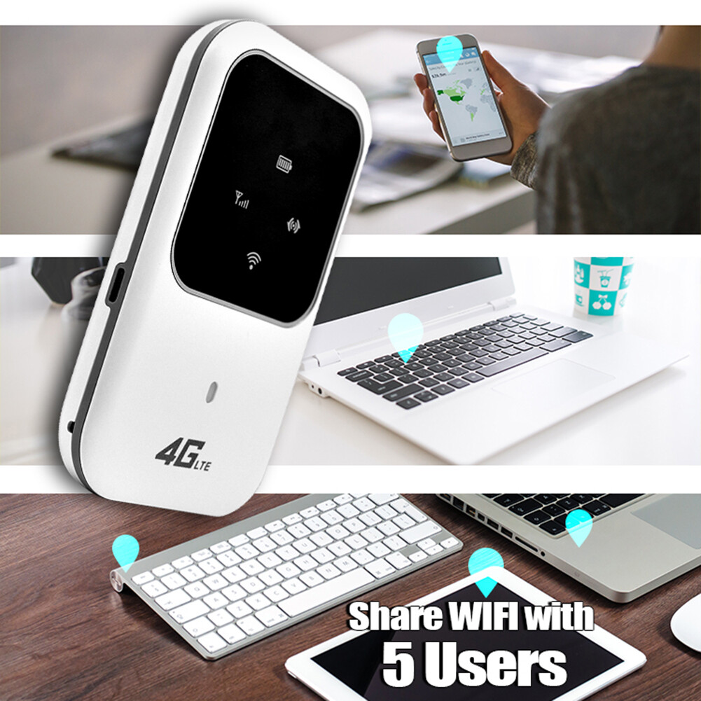 4G LTE Mobile Broadband Wireless Router Hotspot SIM Unlocked WiFi Modem 100Mbps