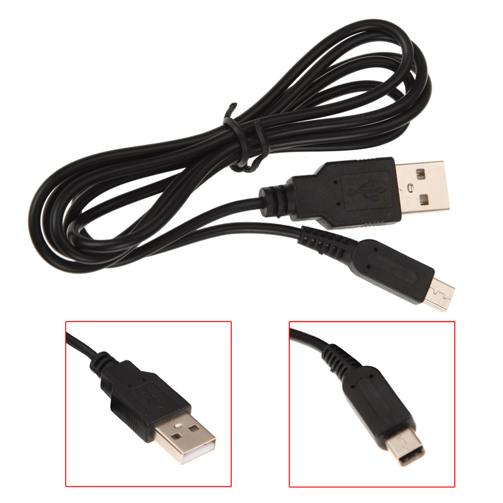 Cáp Nguồn Sạc USB 1.2M, Dây Sạc Cho 3DS DSi NDSI