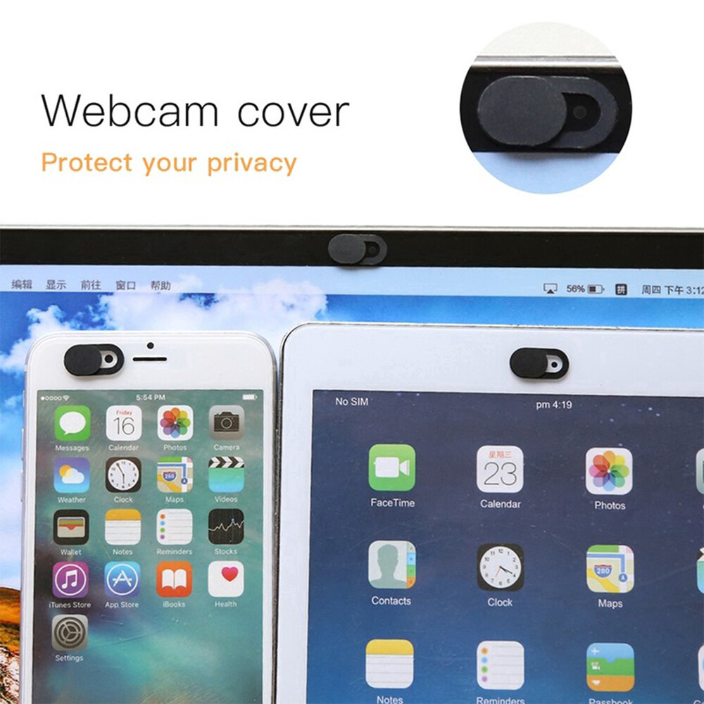Kebidumei 3 Cái Nắp Đậy WebCam Nắp Trượt Nam Châm Màn Trập Nắp Đậy Máy Ảnh Web Thông Dụng Cho Web Máy Tính Xách Tay Máy Tính Bảng Ống Kính Miếng Dán Riêng Tư