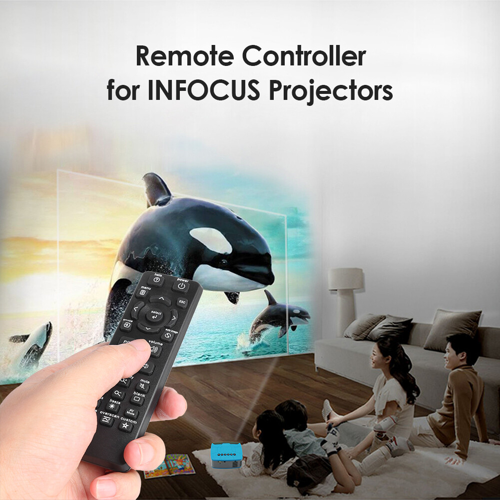Projector Remote Control for InFocus IN112 IN114 IN124 IN3136 Replacement