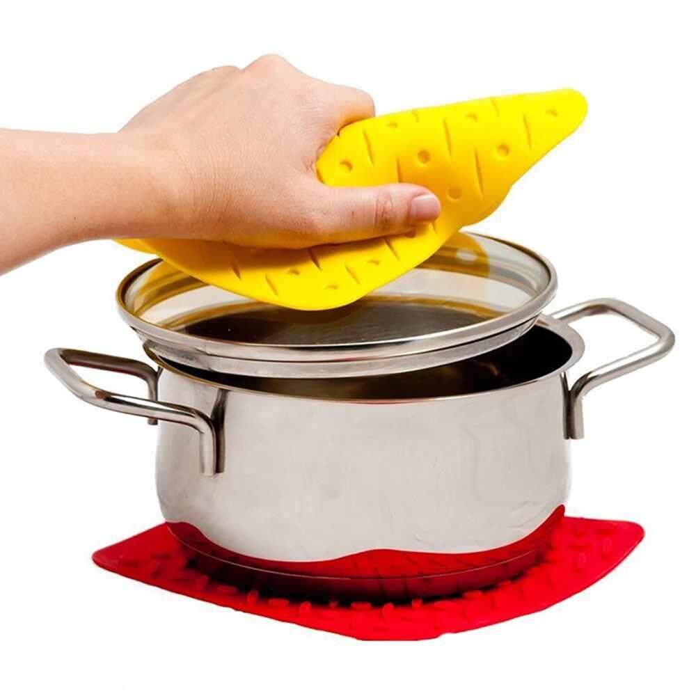 Doxiy 1 MÁY TÍNH Đa Năng Silicone Cách Nhiệt Thảm Nhà Bếp Placemat Có Chống Dáng Cạp Chống Trượt Và Cao chống nhiệt độ (màu ngẫu nhiên)