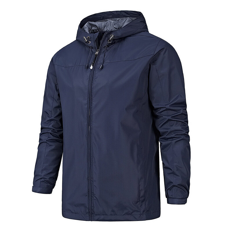 Giacca da uomo Giacca a vento Giacca con cappuccio Giacca impermeabile giacca calda Abbigliamento uomo S-3XL631_voghion.com