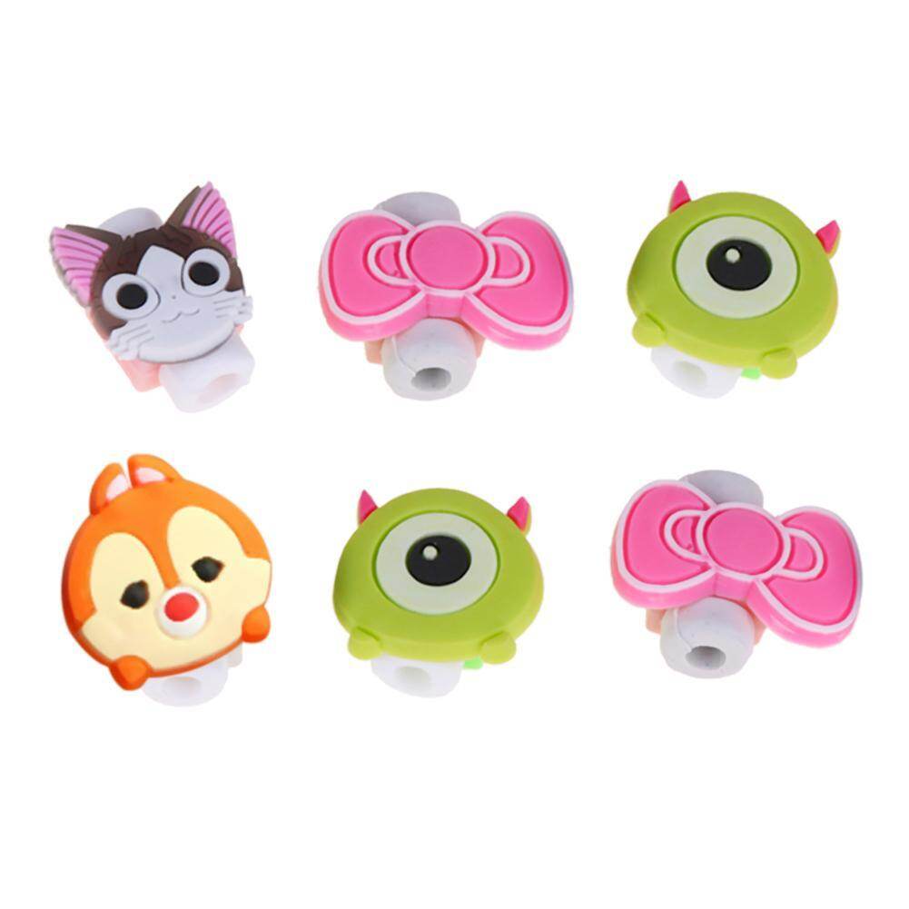Cartoon Cable Protector Data Line Protective Cover Charging Cable Winder