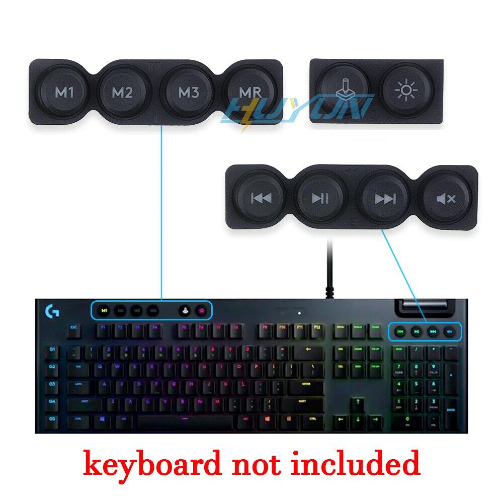 Multimedia Keycaps For Logitech G915 G913 G815 G813 TKL Mechinical ...