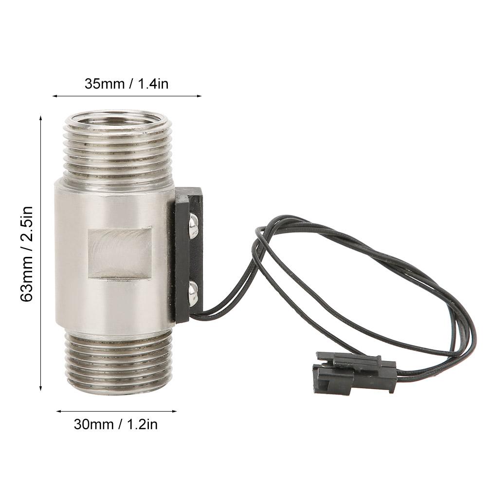 Stainless Steel Water Flow Switch Water Flow Sensor 0-48 (VDC) FS-03 Oil Liquid
