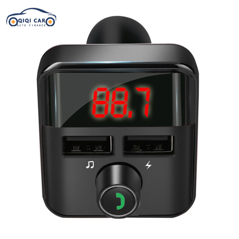 QIQI Car Mp3 Player Fm Transmitter Bluetooth-compatible Hands-free Dual Usb Wireless Charger