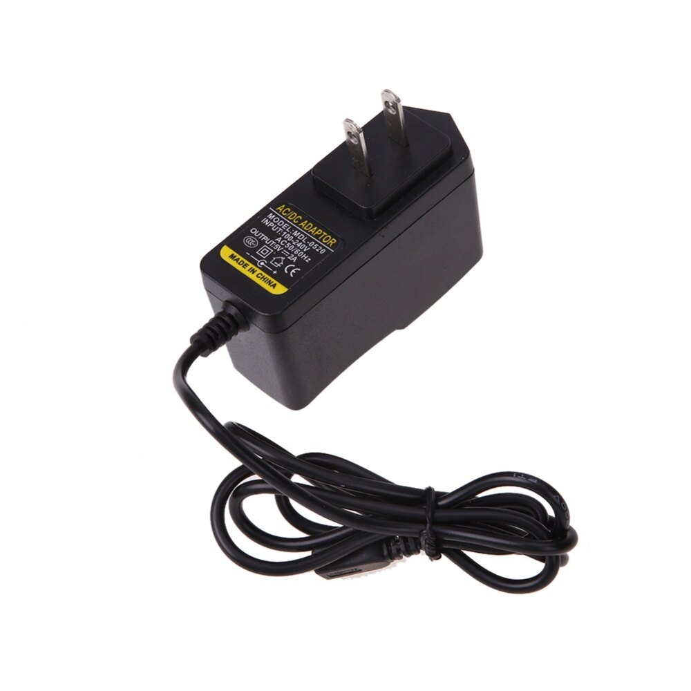 Bộ Chuyển Đổi Nguồn Micro USB Từ Mỹ Sang DC 5V 2A Dành Cho Máy Tính Bảng Windows Android