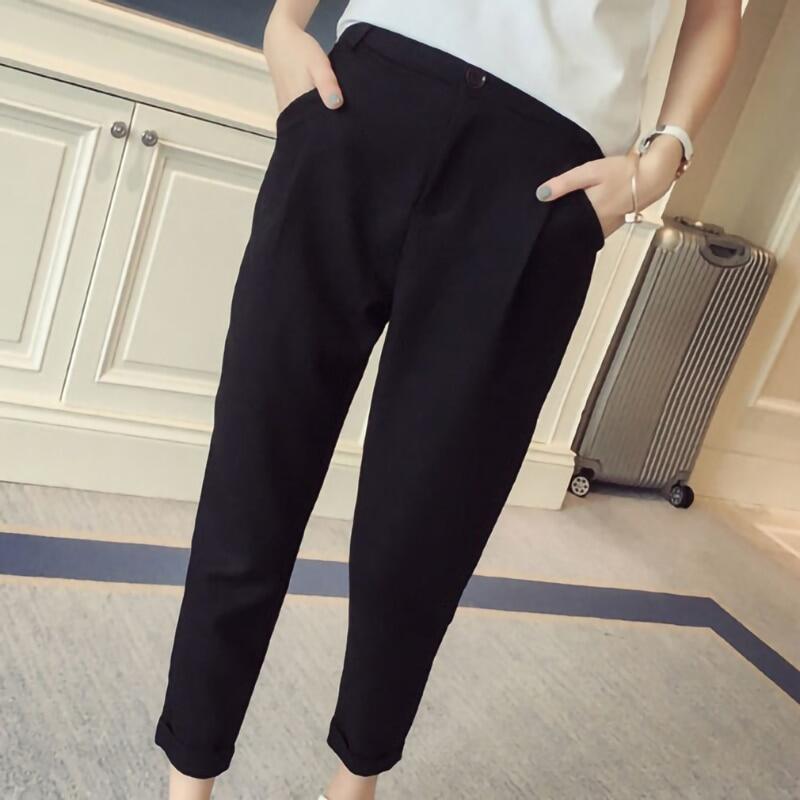 black pencil pants