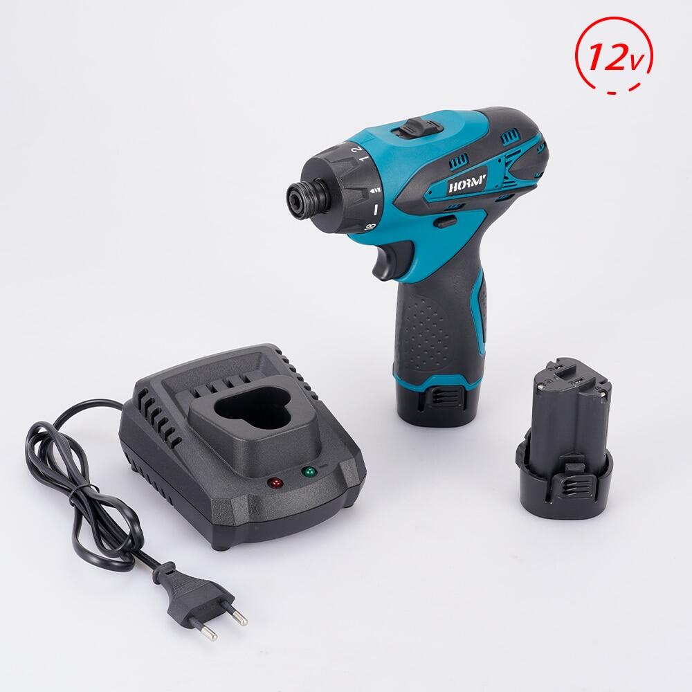 Máy Khoan Điện Không Dây 12V Máy Khoan Búa Điện Tốc Độ Kép Máy Khoan Cầm Tay Dùng Pin Lithium Cho Pin Makita