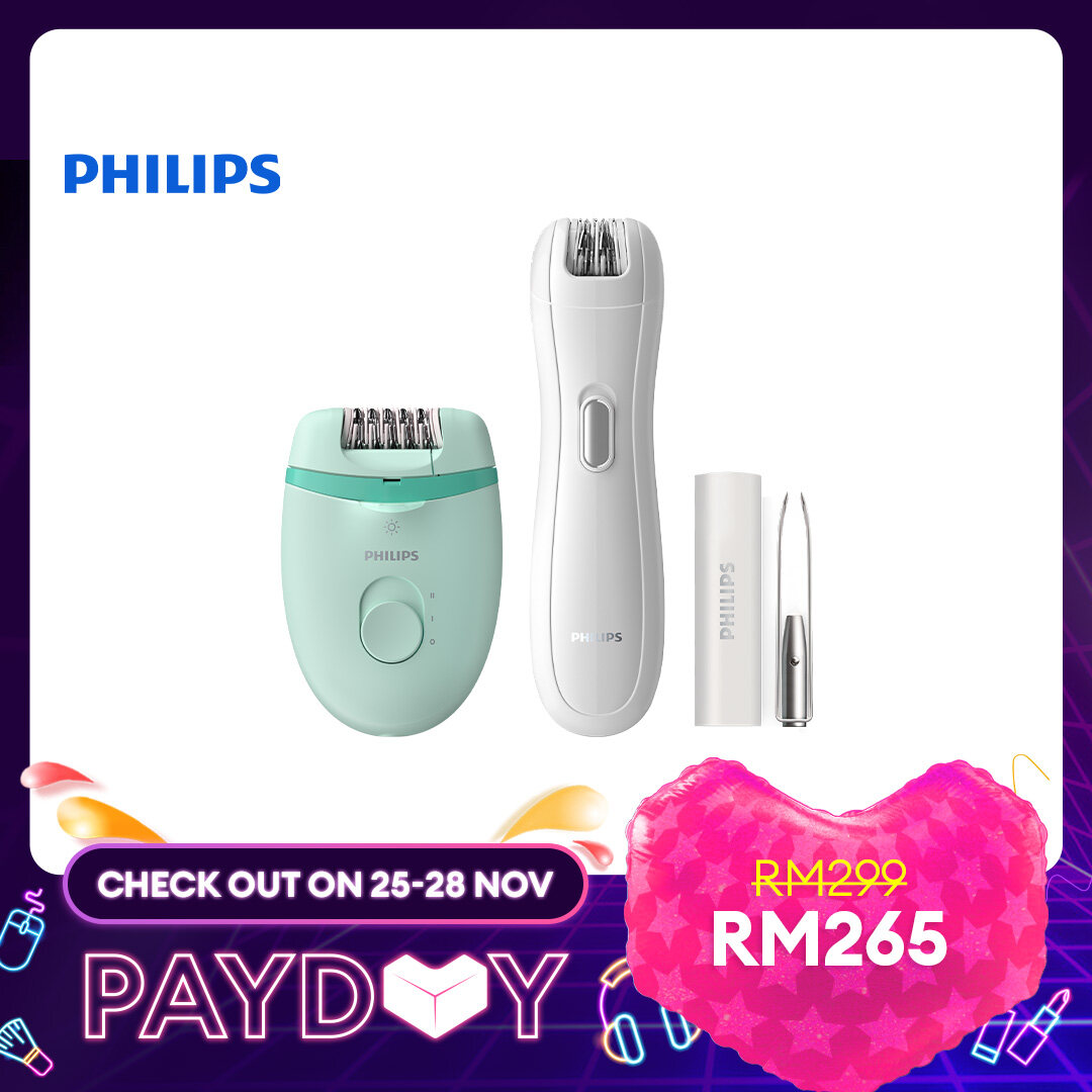 Philips Satinelle Essential Compact Epilator Epilation Set ...