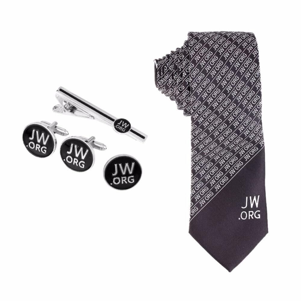 Jw.org ผู้ชายเนคไทและ Tie Clip และ Cuff Links และ Pin Set