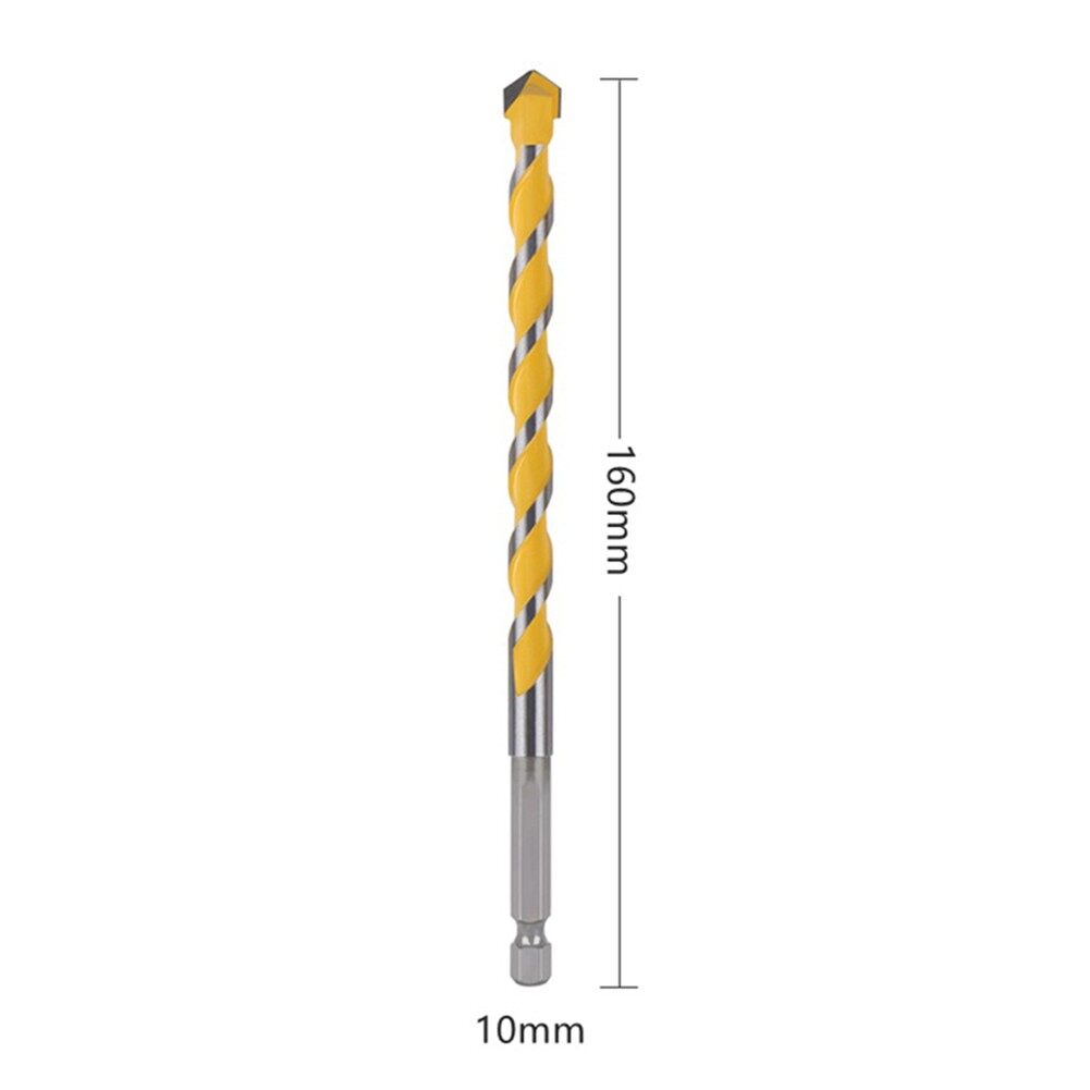 Unnicoco 1Pcs 1/4" Hex Shank Tile Granite Drill Bit Concrete Wall Drill Bit Tungsten Carbide Drilling Bit