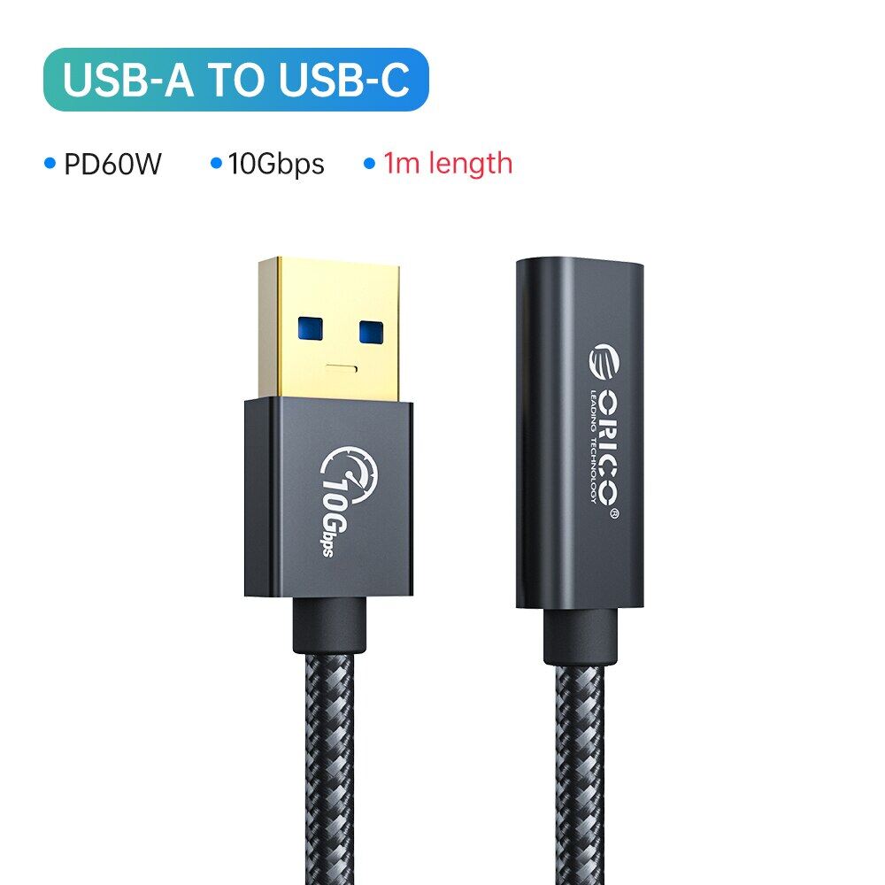 Orico usb c to usb a otg adapter type c converters male to female cable adapter for macbook pro laptop