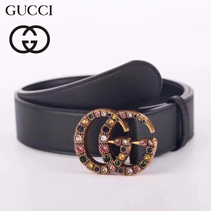 black shiny gucci belt