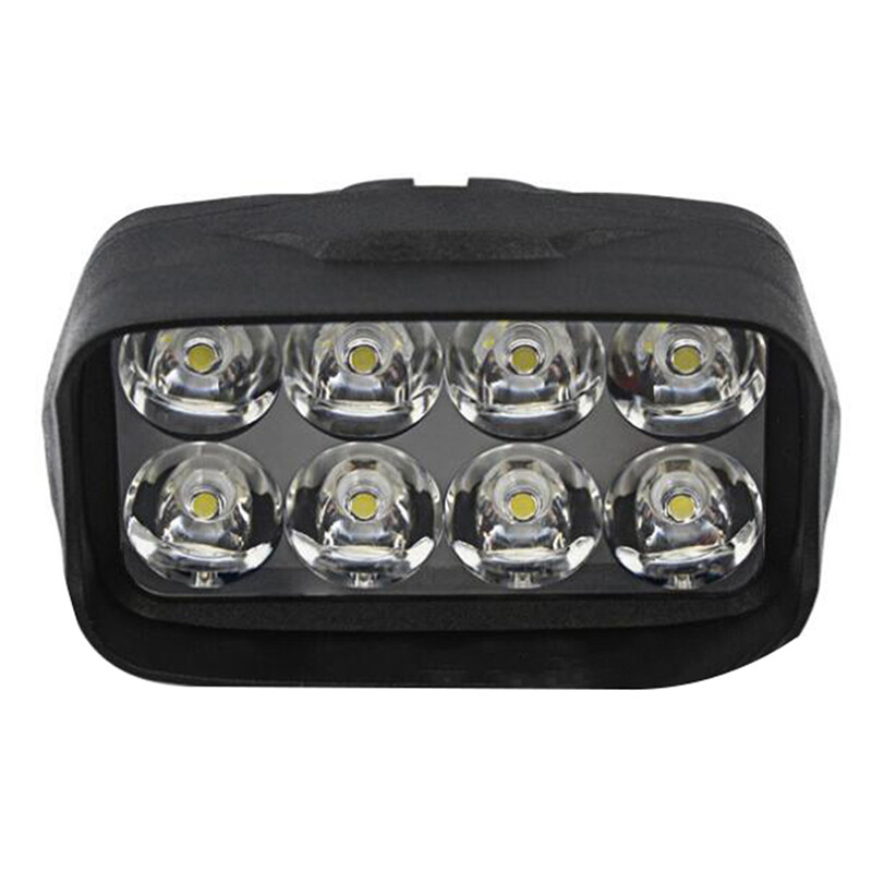 Asahi 1Pc Motorcycle Car Super Bright 8 LED Light Headlight Spotlights Headlamp