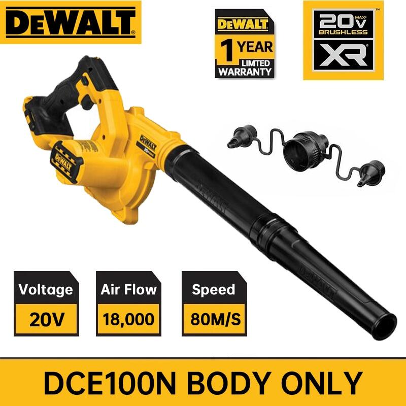 DEWALT DCE100 Compact Jobsite Blower Cordless Air Blower LiIon Dust