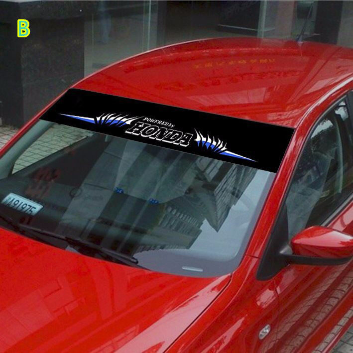 Honda Windshield Stickers Waterproof Front Rear Windscreen Windshield Window Decal for Toyota Camry RAV4 VIOS Prado Fortuner CITY FIT CR-V ACCORD Odyssey