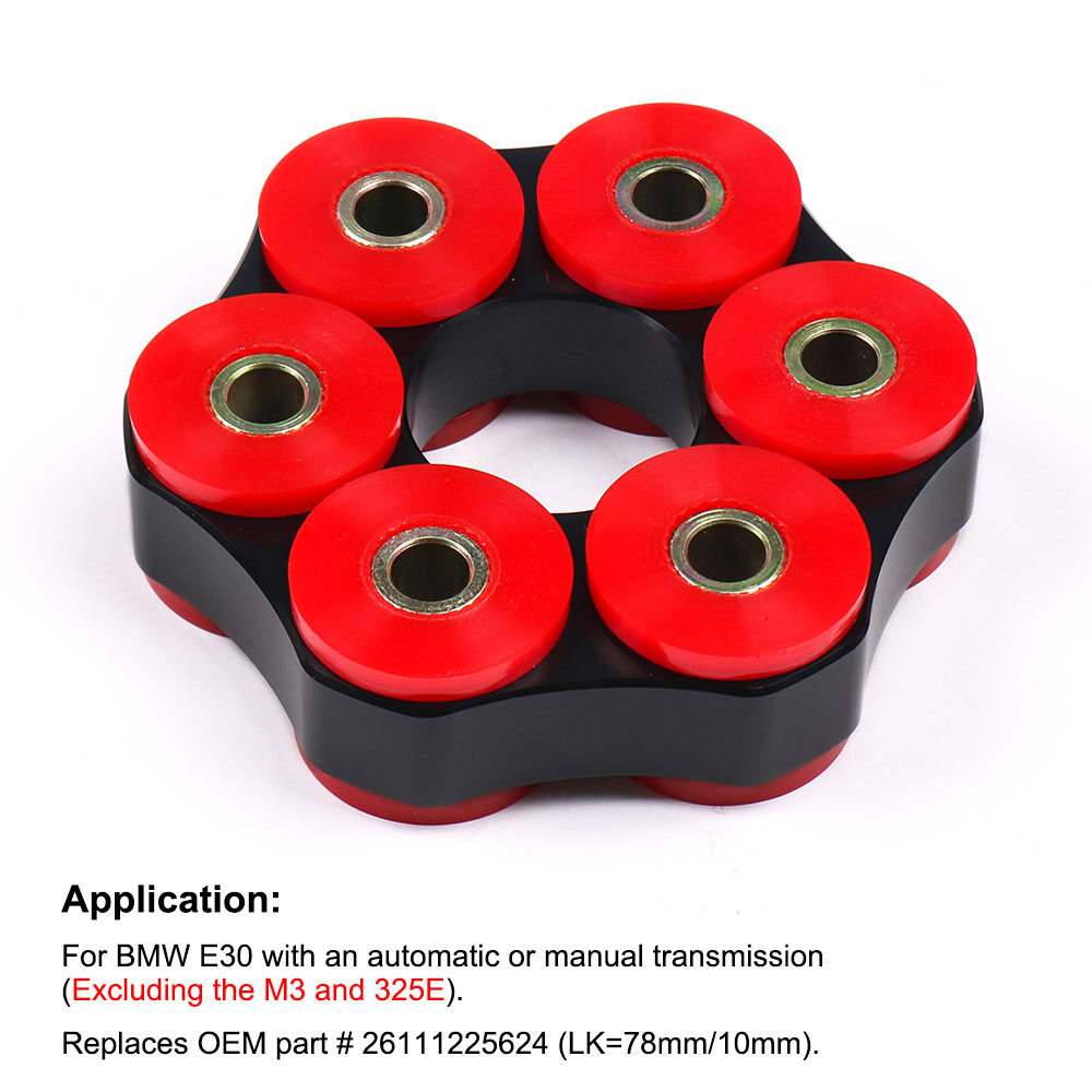 Drive Shaft Flex Disc LK=78mm/12mm or LK=78mm/10mm for BMW E30 E36 E39 E46