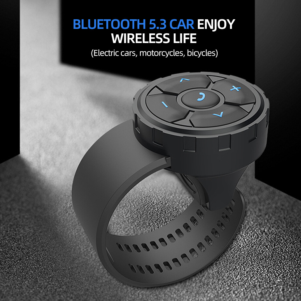 Aitemay bluetooth không dây 5.3 điều khiển từ xa Tai nghe xe gắn máy xe đạp tay lái điều khiển phương tiện điều khiển tay lái xe điều khiển