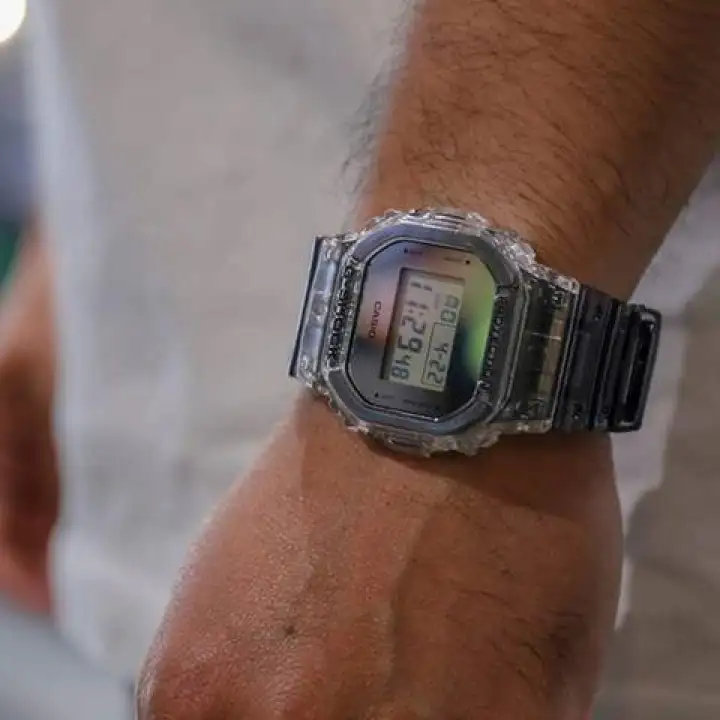 g shock clear skeleton series