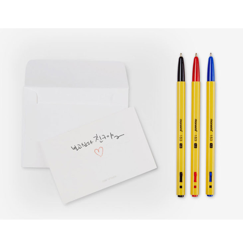 Monami Ballpoint Pen Ball-point pen 1.0mm 1dozen KOREA