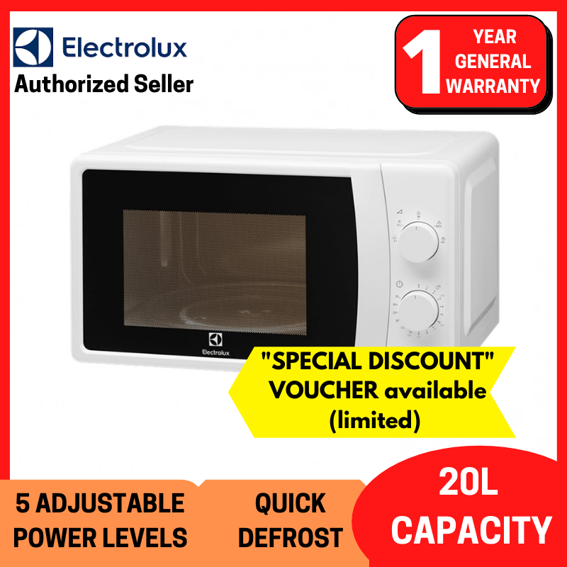 Electrolux 20L Freestanding Microwave EMM20K18GWI 微波炉 Lazada