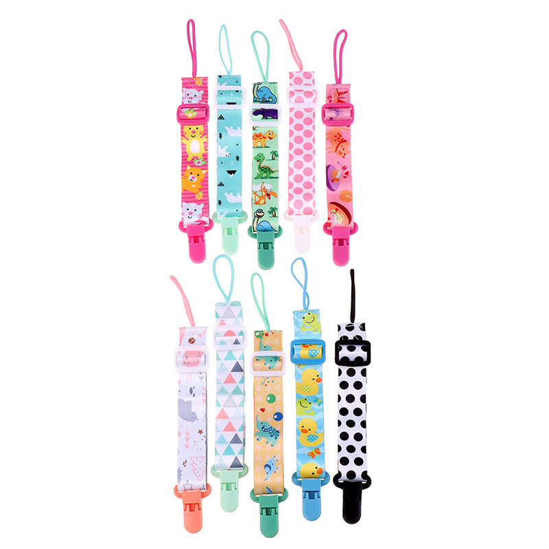 Ginni 1Pc Adjust Baby Pacifier Clip Chain Dummy Holder Soother Pacifier Clips Strap