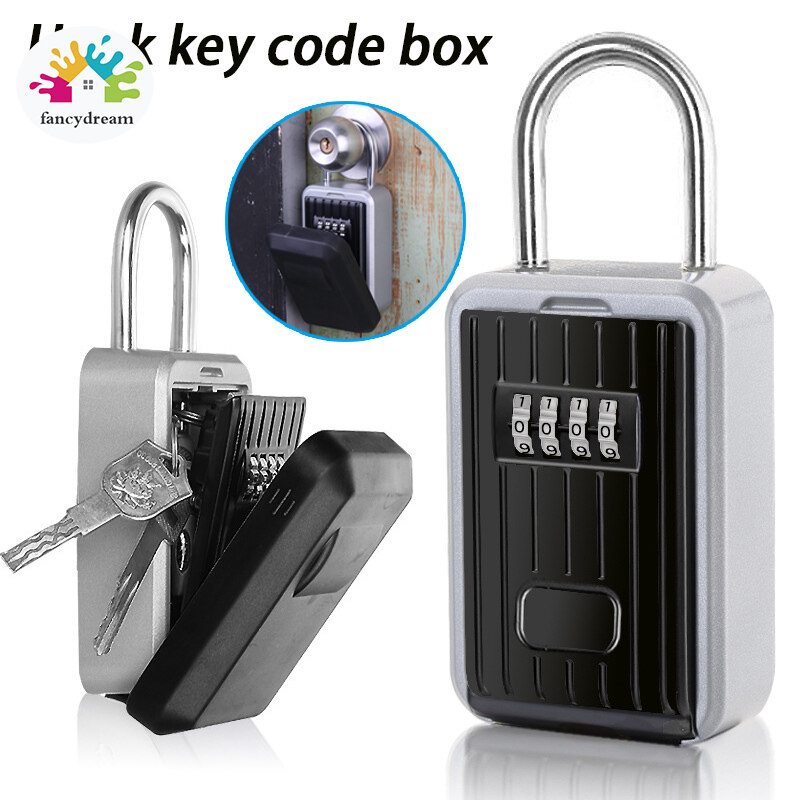 fancydream Key Lock Box Keys Safe Storage Security Combination Lock Box