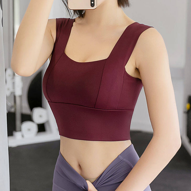 Áo Ngực Thể Thao Không Đường May Cho Nữ Áo Ngực Yoga Áo Ba Lỗ Thể Thao Chạy Bộ Tập Gym Không Đường May