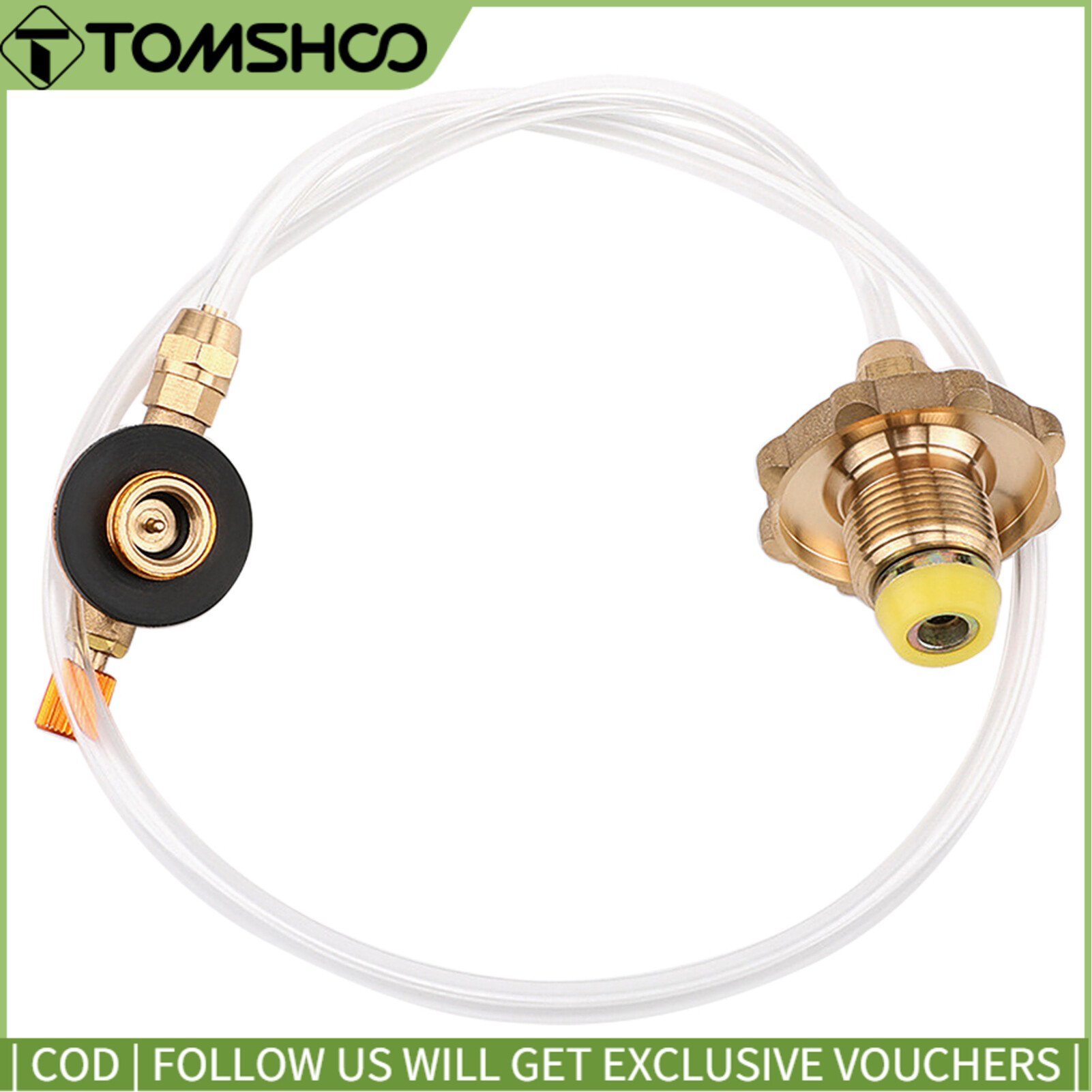 Outdoor Camping G-as Stove Adapter G-as Tank Refilling Pipe G-as Stove Accessories