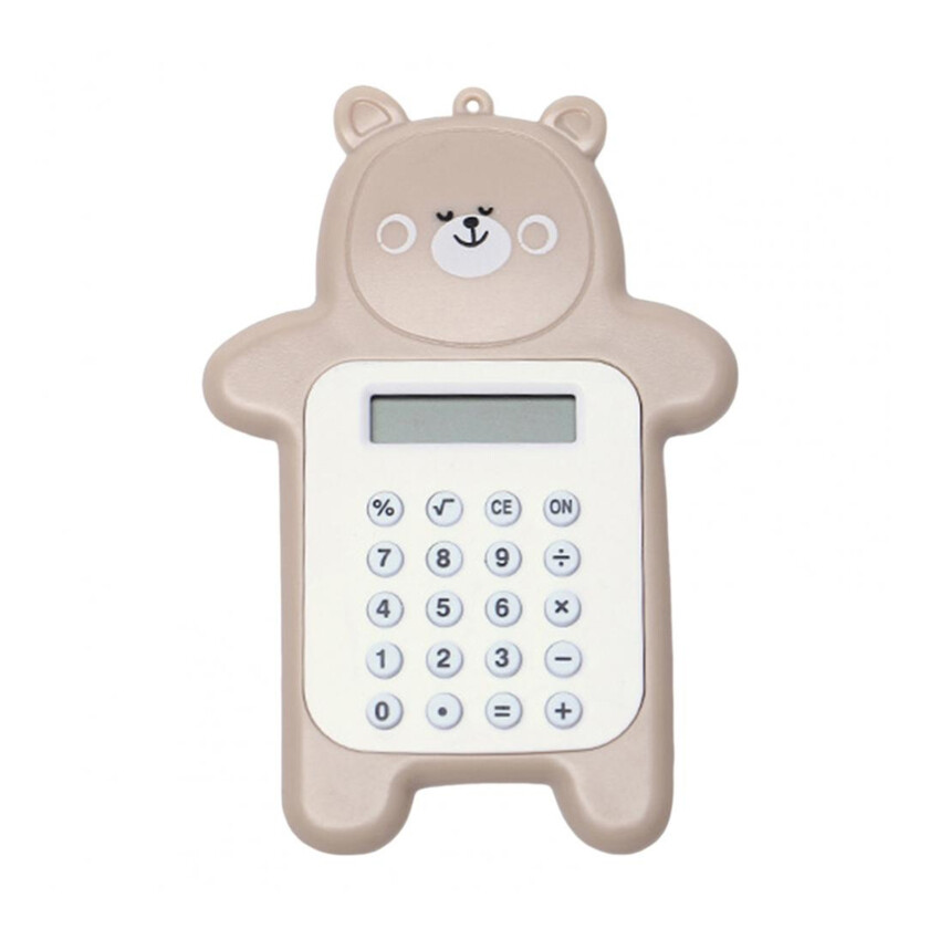 Portable Mini Calculator Pocket Size 8 Digits Display Kawaii Cartoon Ultra-Thin Button Cute Calculator School Supplies For Child