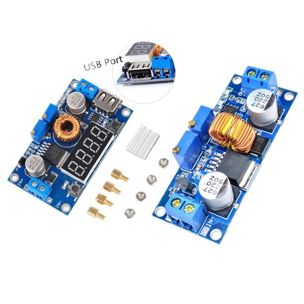 Original Aideepen 5A 75W Lithium Charger CV CC buck Step down Power Supply Module LED Driver
