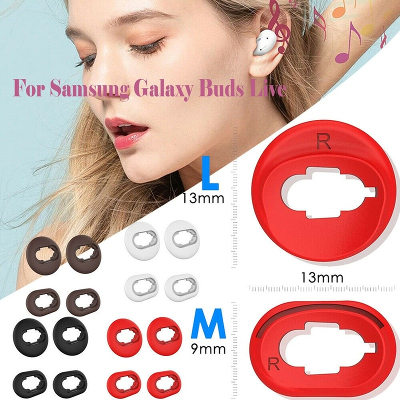 Comfortable Durable Soft Silicone Replacement Headphone Earbuds Compatible with Samsung Galaxy Buds Bluetooth Earphone Case Protective Cover