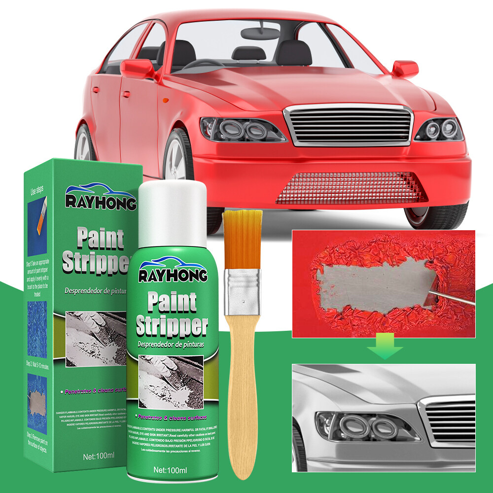 100ml Paint Remover Car Paint Stripper For Auto Marine Paint Wall Graffiti  Correction Removal Quick Peeling Paint With Brush - AliExpress