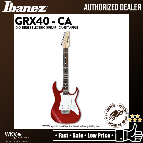 Ibanez Gio GRX40 GIO Series Solid Body Electric Guitar - Candy Apple (GRX40-CA) Malaysia