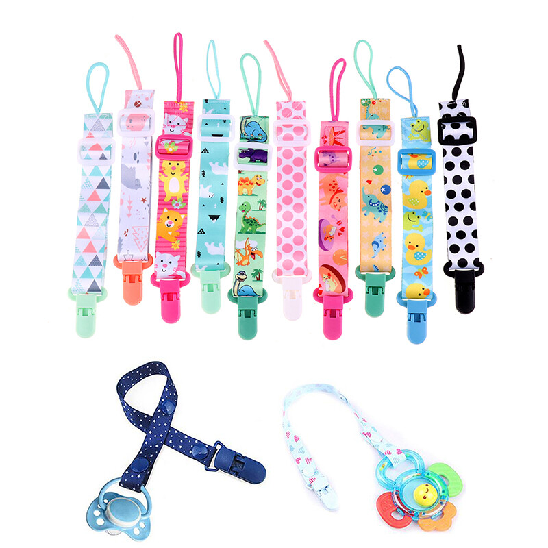 Ginni 1Pc Adjust Baby Pacifier Clip Chain Dummy Holder Soother Pacifier Clips Strap
